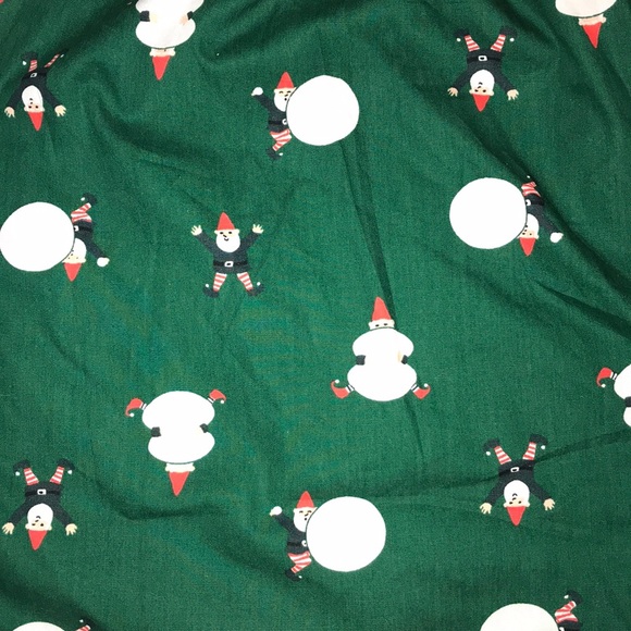 Christmas Elves making Snowballs Boxer Shorts MED - Picture 2 of 8